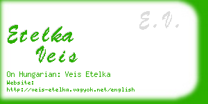 etelka veis business card